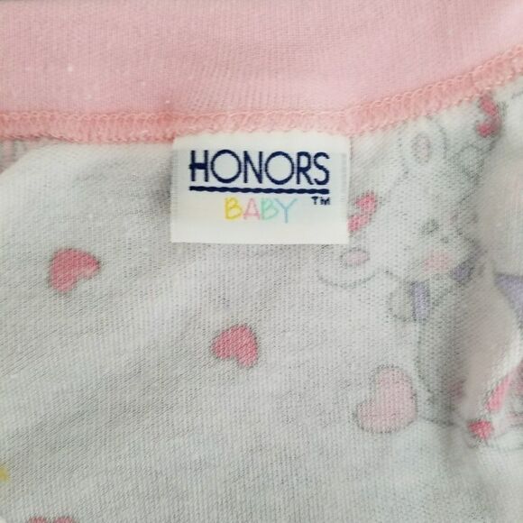 Honors Infant Size Large Footed Pajamas Zip Sleepwear One-Piece Cozy - Picture 2 of 3